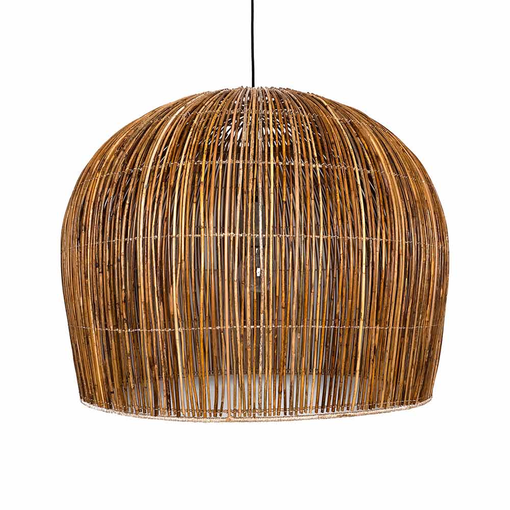 The Rattan Bell Large Pendant by Ay Illuminate
