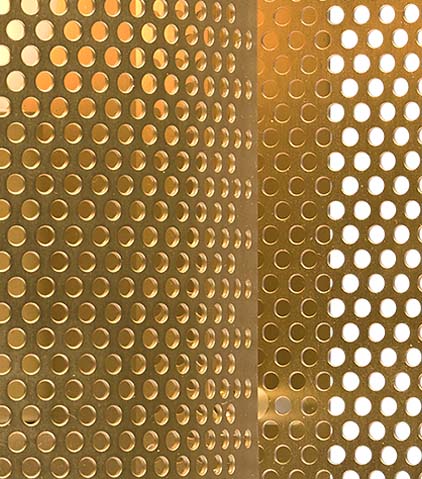 Butterfly Perforated Brass