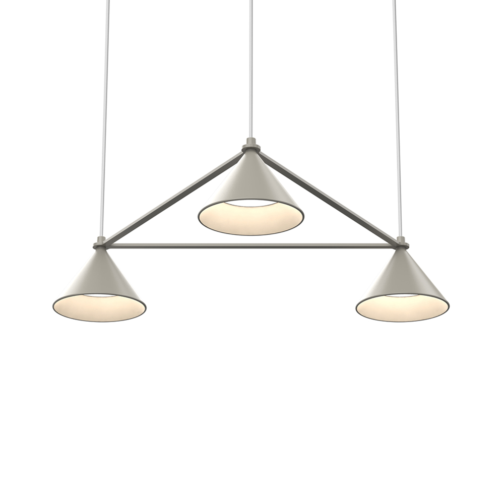 The Lumo 3-Light Triangle Pendant by Zero Interior